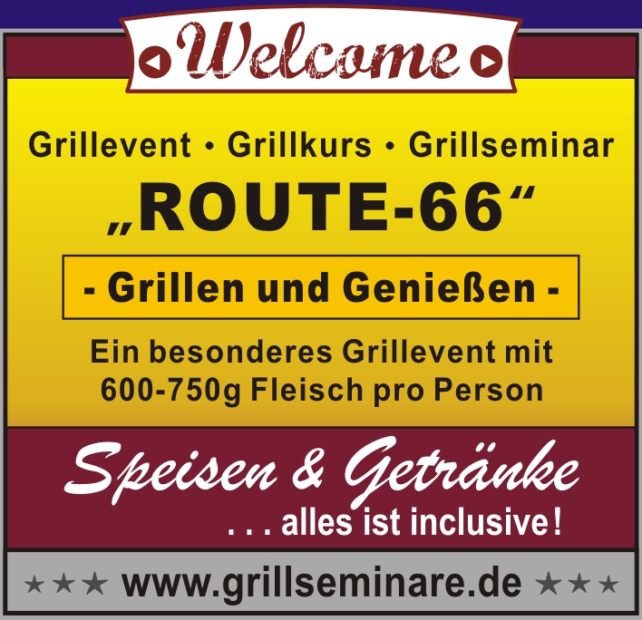 Grillkurs ROUTE-66 | Kochkurs | Grillakademie